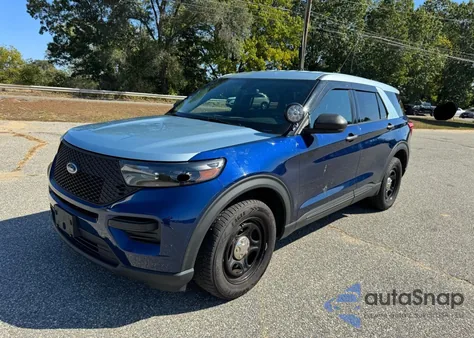 2022 Ford Explorer Police Interceptor from USA, damaged, VIN 1FM5K8AB5NGA01024